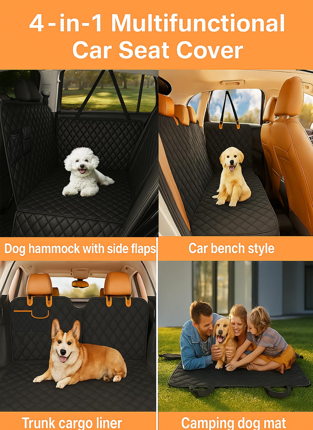Fidozen side flaps protect doors from claws without blocking windows