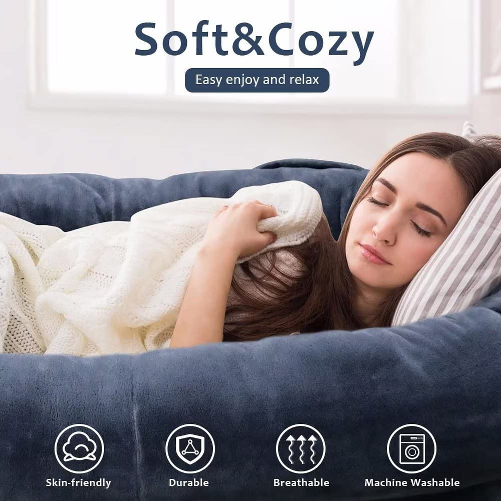 Fieiyob anti-slip base adds stability for safe lounging.