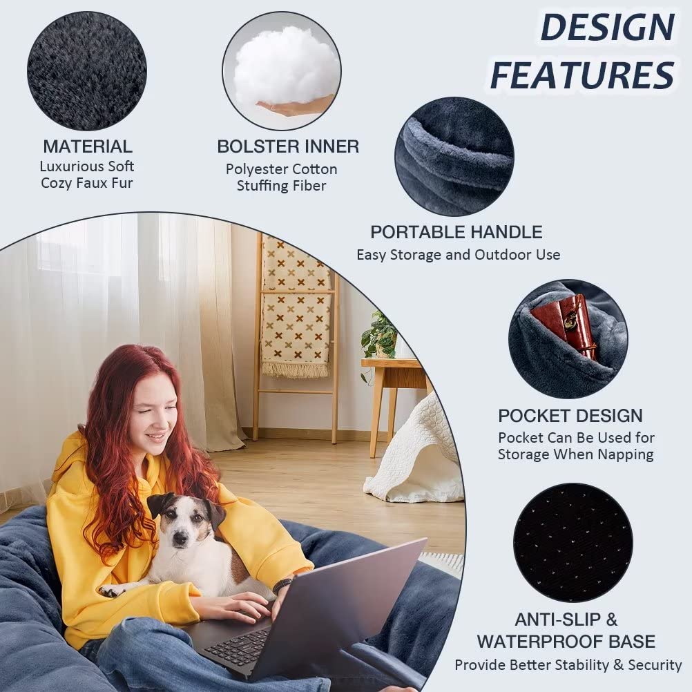 Fieiyob dog bed foam mattress supports joints for restful stretch.