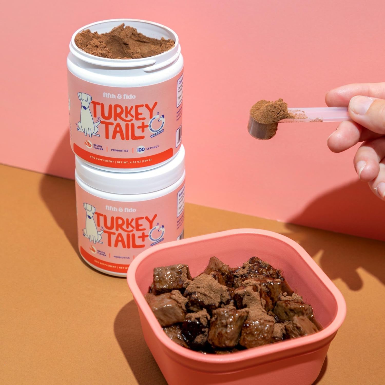 Fifth & Fido Lipoma Treatment tasty dog supplement that doubles as a treat