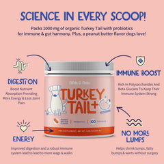 Fifth & Fido probiotic for dogs packaging promotes gut health and balanced digestion.