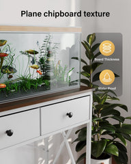 FILKO fish tank stand adjustable feet keep the tank level