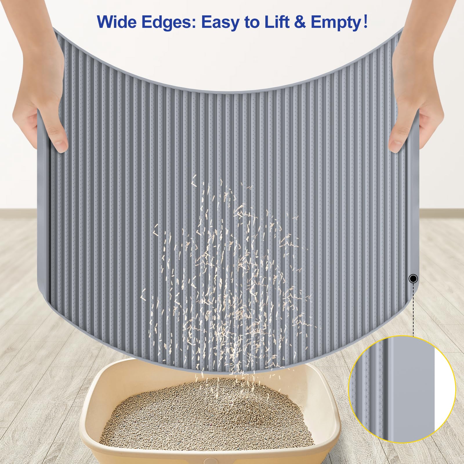 Filmicy multipurpose mat doubles as a feeding mat for tidy meals.