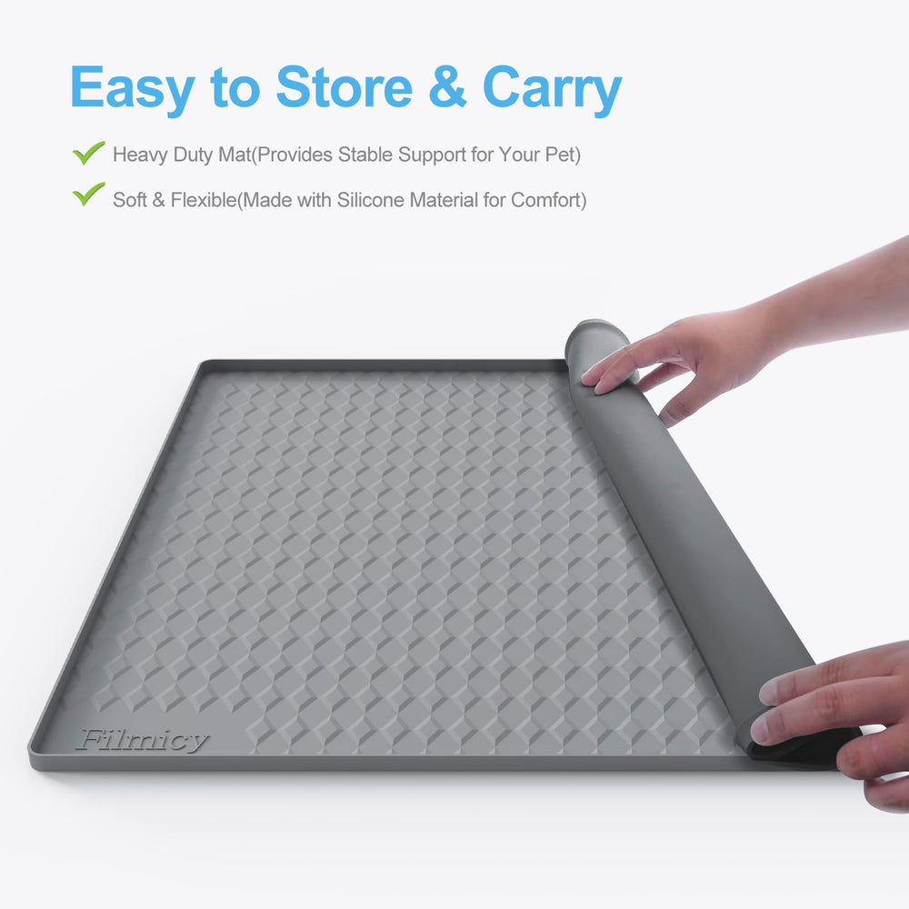 Filmicy Pee Pad Holder multi-purpose tray doubles as mat and liner