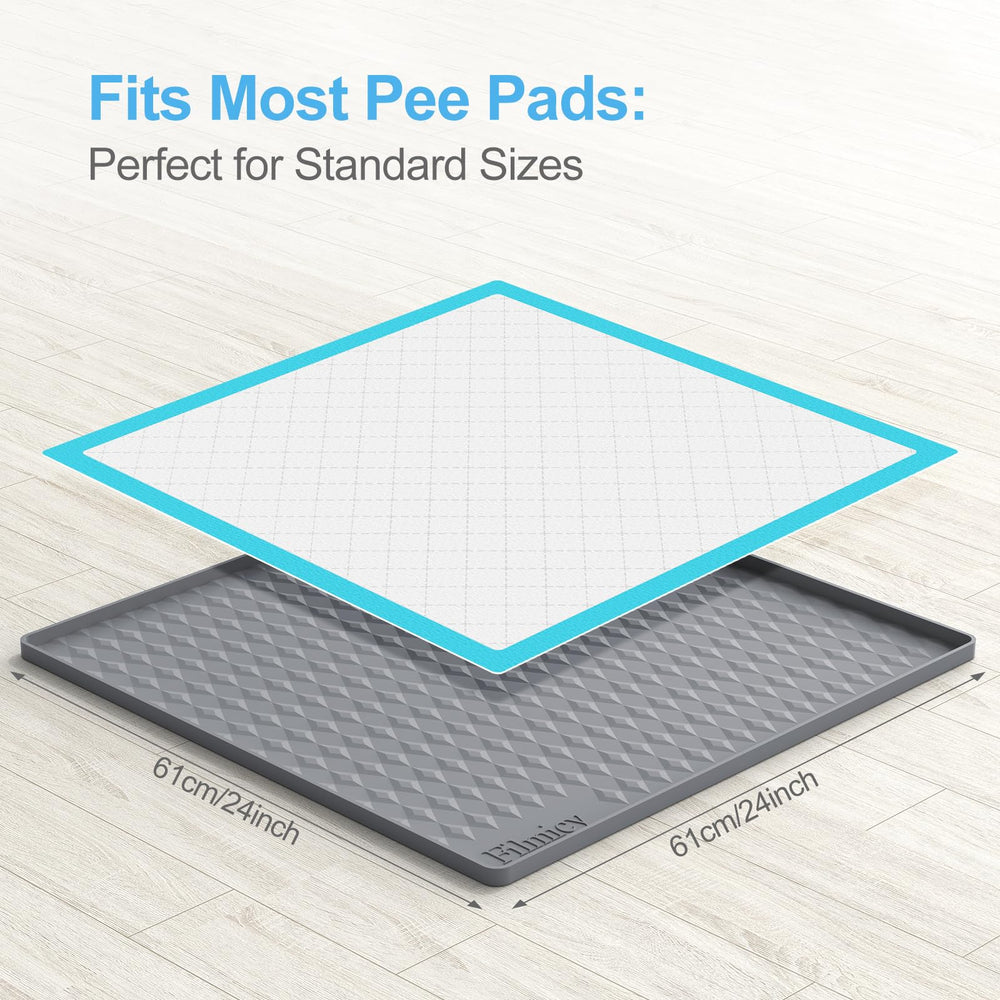 Filmicy Pee Pad Holder waterproof surface is easy to wipe clean.