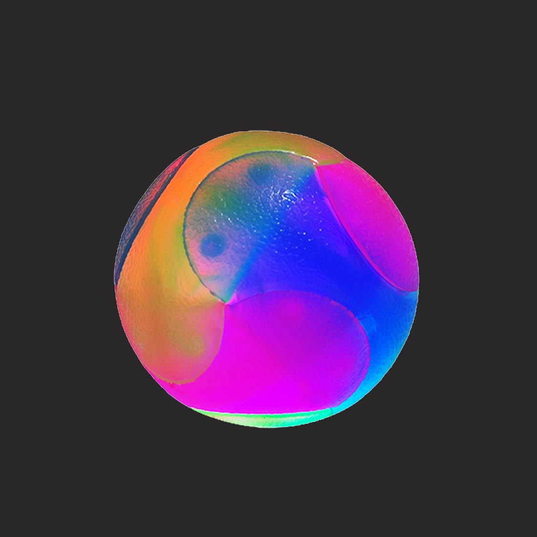 FineInno dog-ball LED glow in dark enables easy night fetch