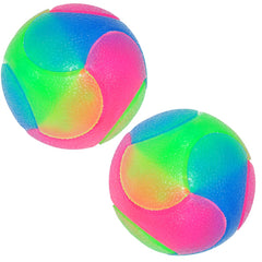 FineInno dog-ball light-up closeup shows durable silicone for safe interactive play