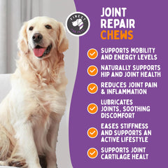 Finest For Pets Joint Repair chews-chicken-flavor entice dogs to take supplements daily.