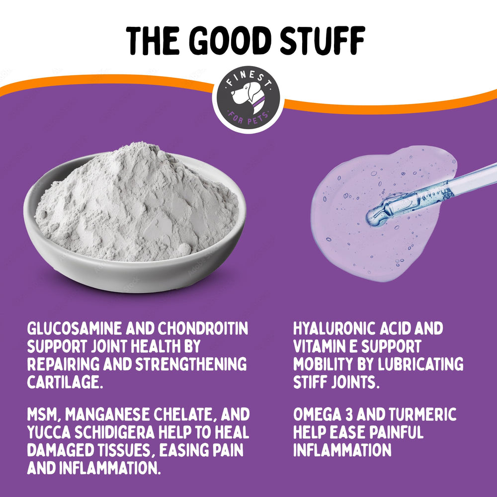 Finest For Pets Joint Repair easy-chew bites fit into daily routines.