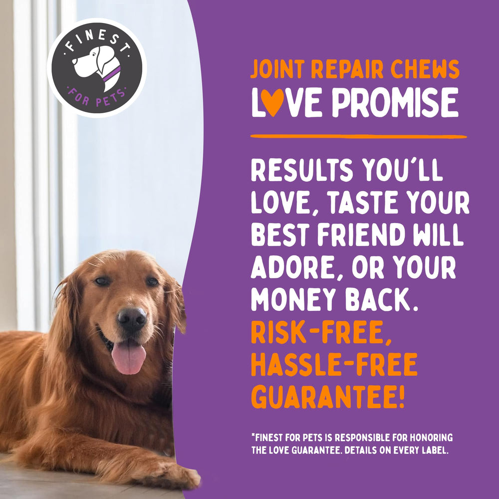 Finest For Pets Joint Repair friendly-dogs design works for dogs of all sizes.