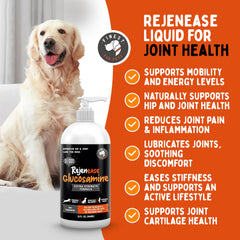 Finest For Pets Rejenease dog food mix demonstrates simple meal-time joint care.