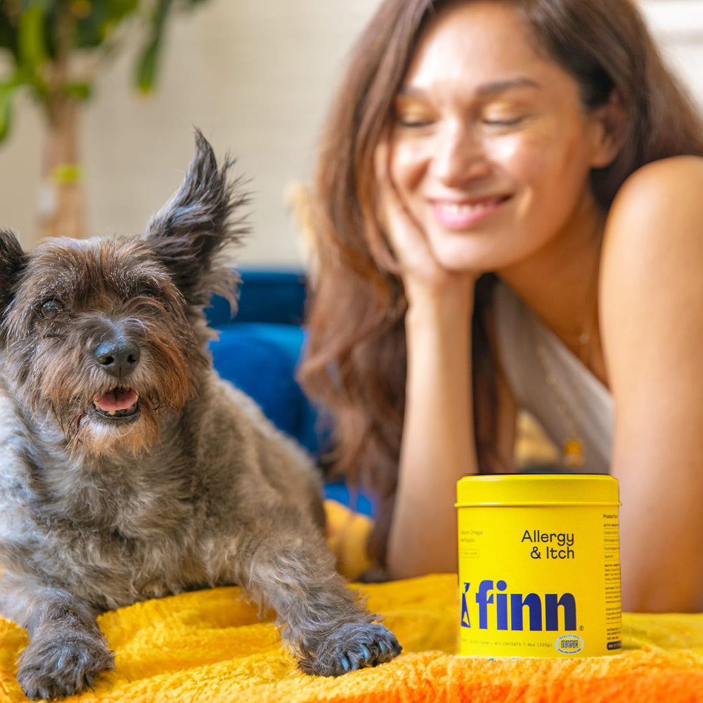 Finn Allergy & Itch colostrum panel signals immune health and inflammatory balance.