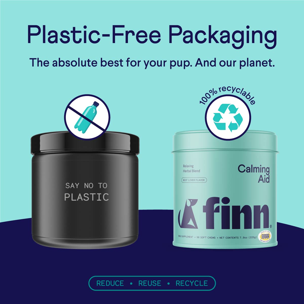 Finn Calming Aid NASC-certified and USA-made image for safety and quality