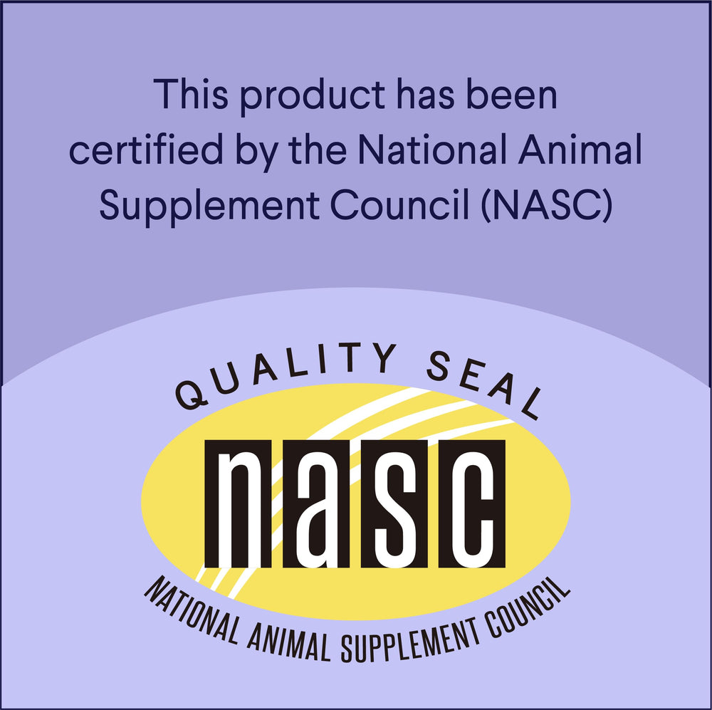 Finn Digestive Probiotics NASC-certified badge on box signals reliable safety.