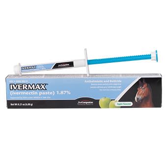 First Companion Ivermax packaging box showcases product name and dosage
