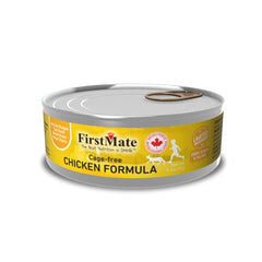 FirstMate Lid Chicken Cat Food can for convenient, single-serve meals that fit busy feeding routines.