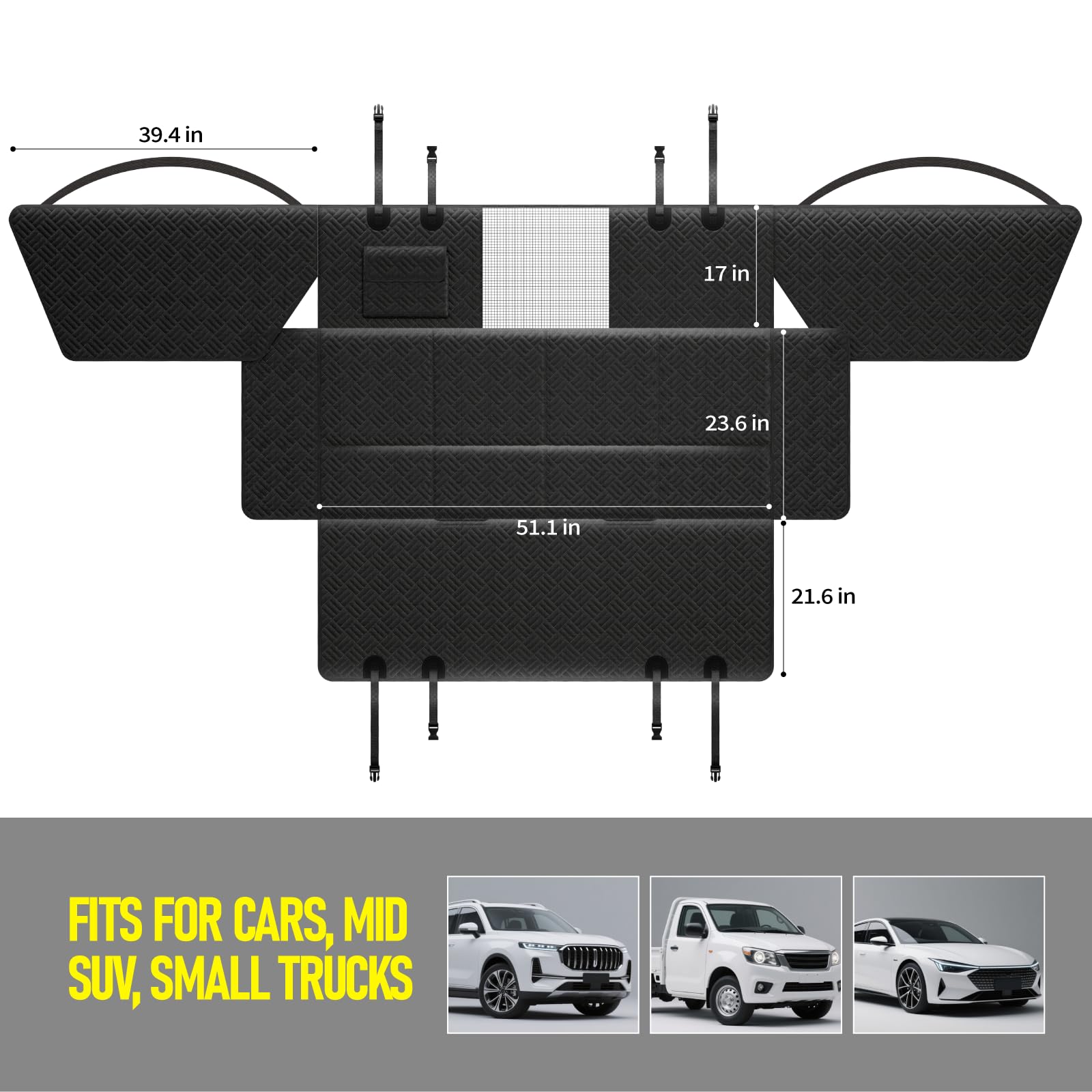 FIRSTWELL anti-slip bottom prevents shifting during stops for safer rides