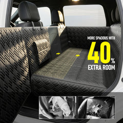 FIRSTWELL hard bottom dog seat cover provides durable support for energetic dogs