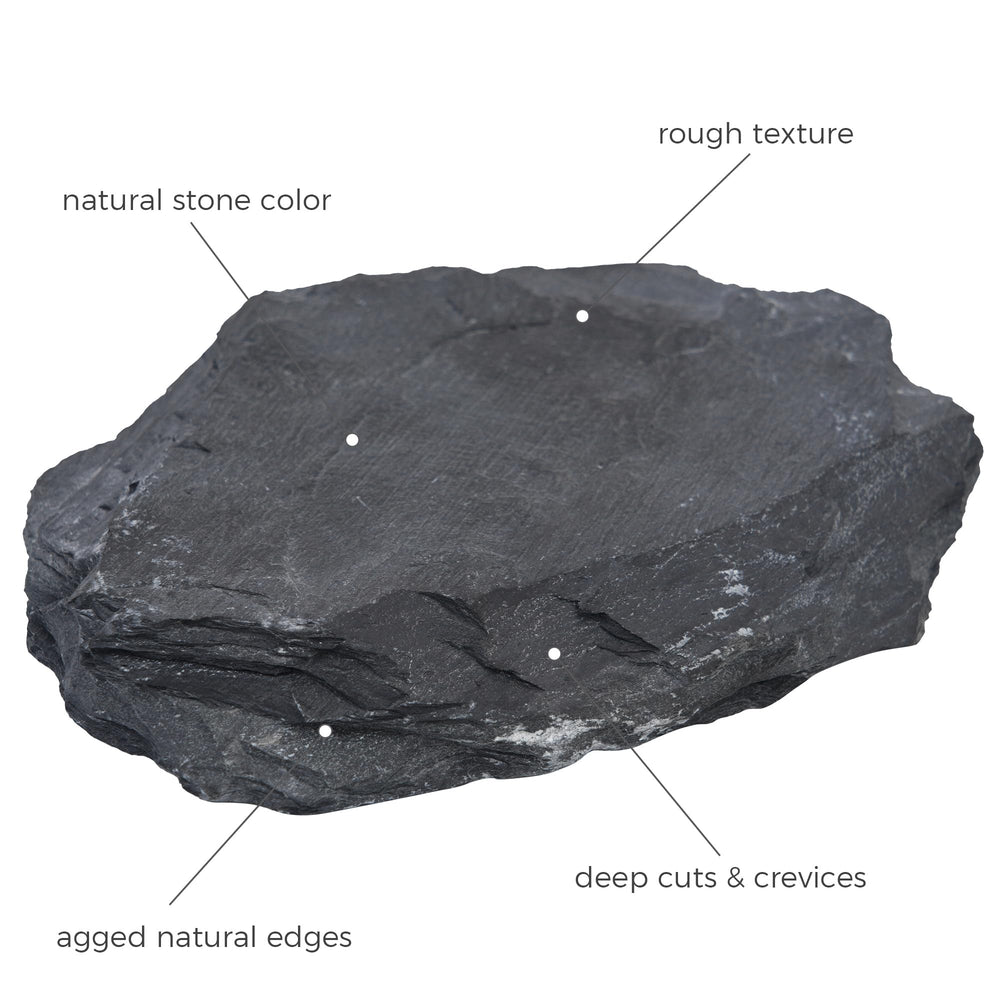 FISCAPE rocks arranged for micro-landscape displays in terrariums or tanks.