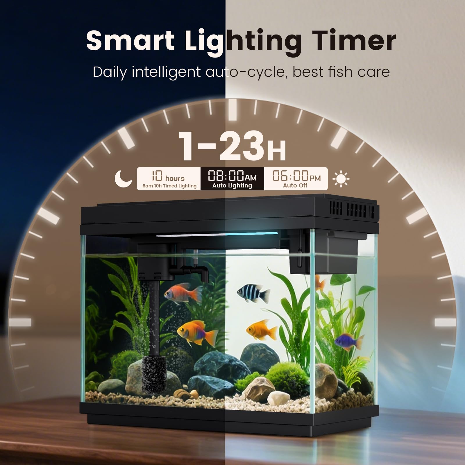 Fishkeeper 2.3G smart aquarium aroma diffuser tray for safe room scents