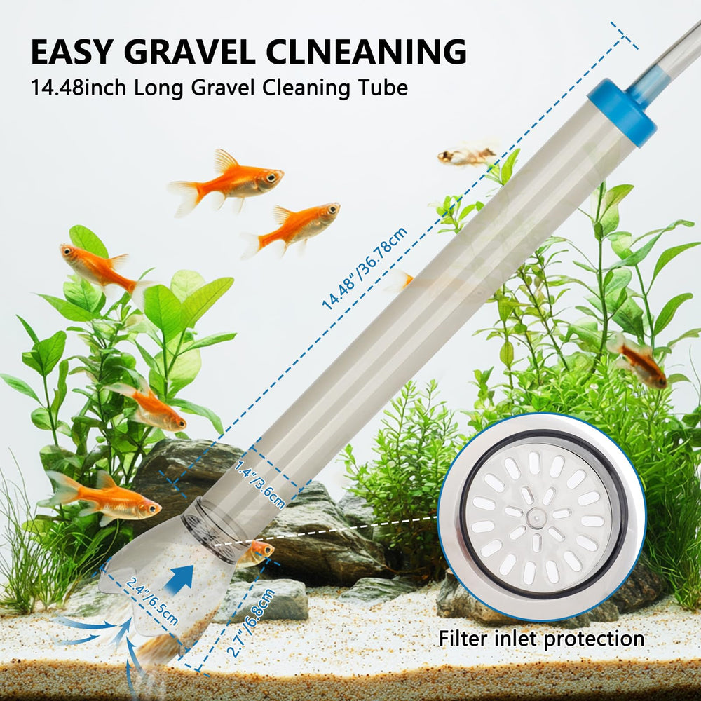 Fishkeeper 50ft-hose extends to larger tanks and distant faucets with flexibility.