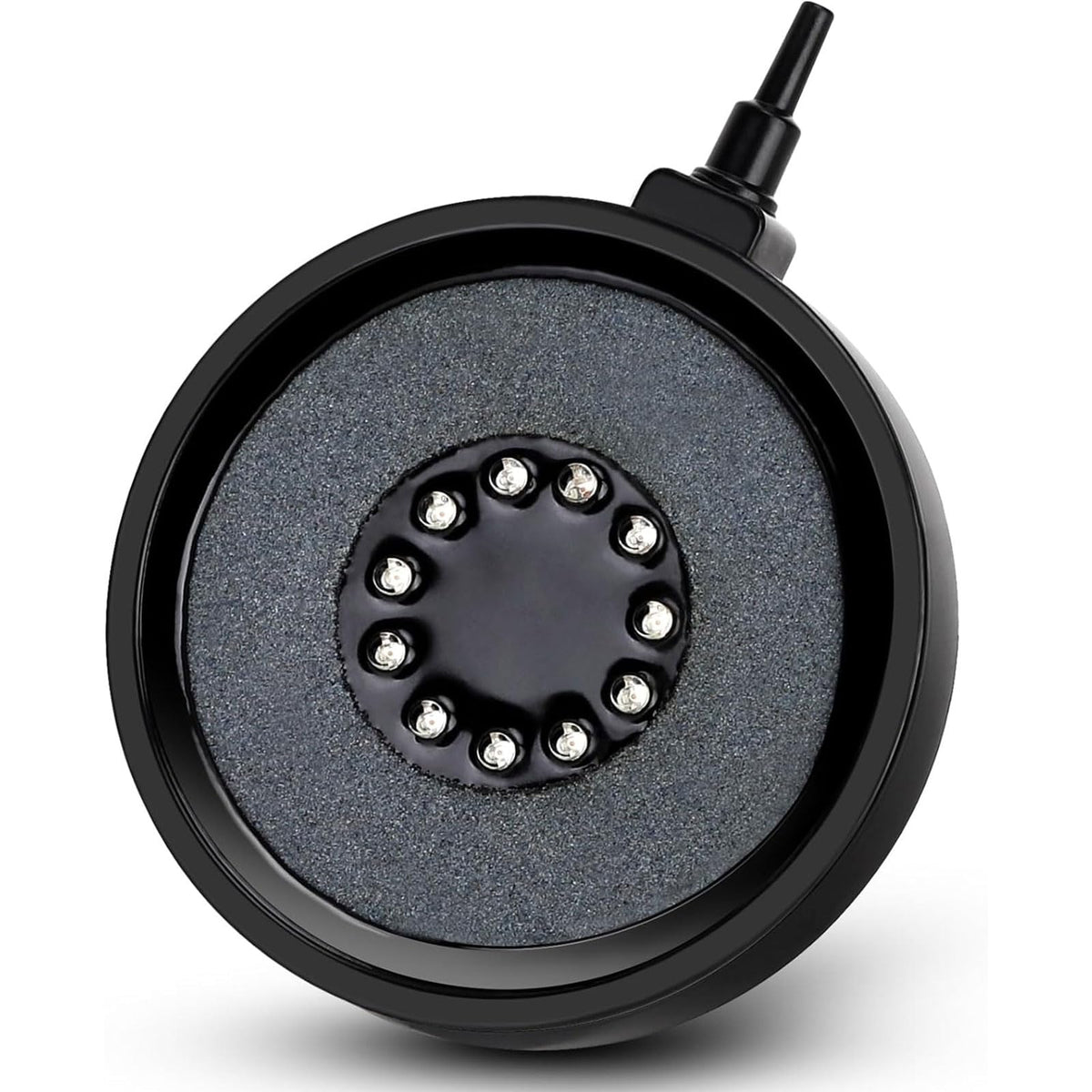 Fishkeeper aquarium bubble light disk softly illuminates tanks with serene glow.