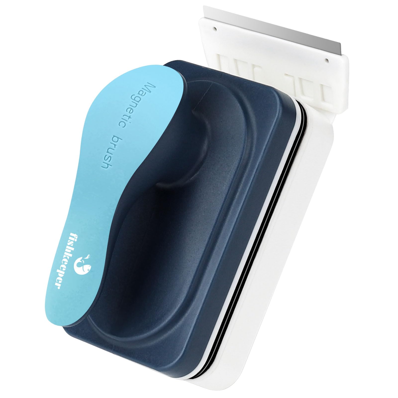 Fishkeeper aquarium magnetic glass cleaner inside-glass scrubbing for fast algae removal