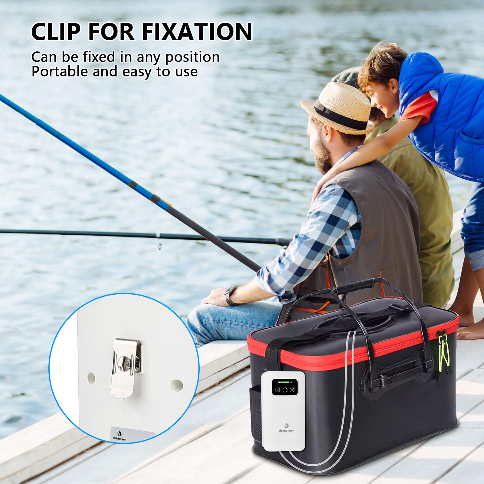 fishkeeper air pump adjustable flow for customizable aquarium aeration