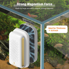 fishkeeper magnetic aquarium cleaner inside-scrubber focuses on dense cleaning barbs for algae removal