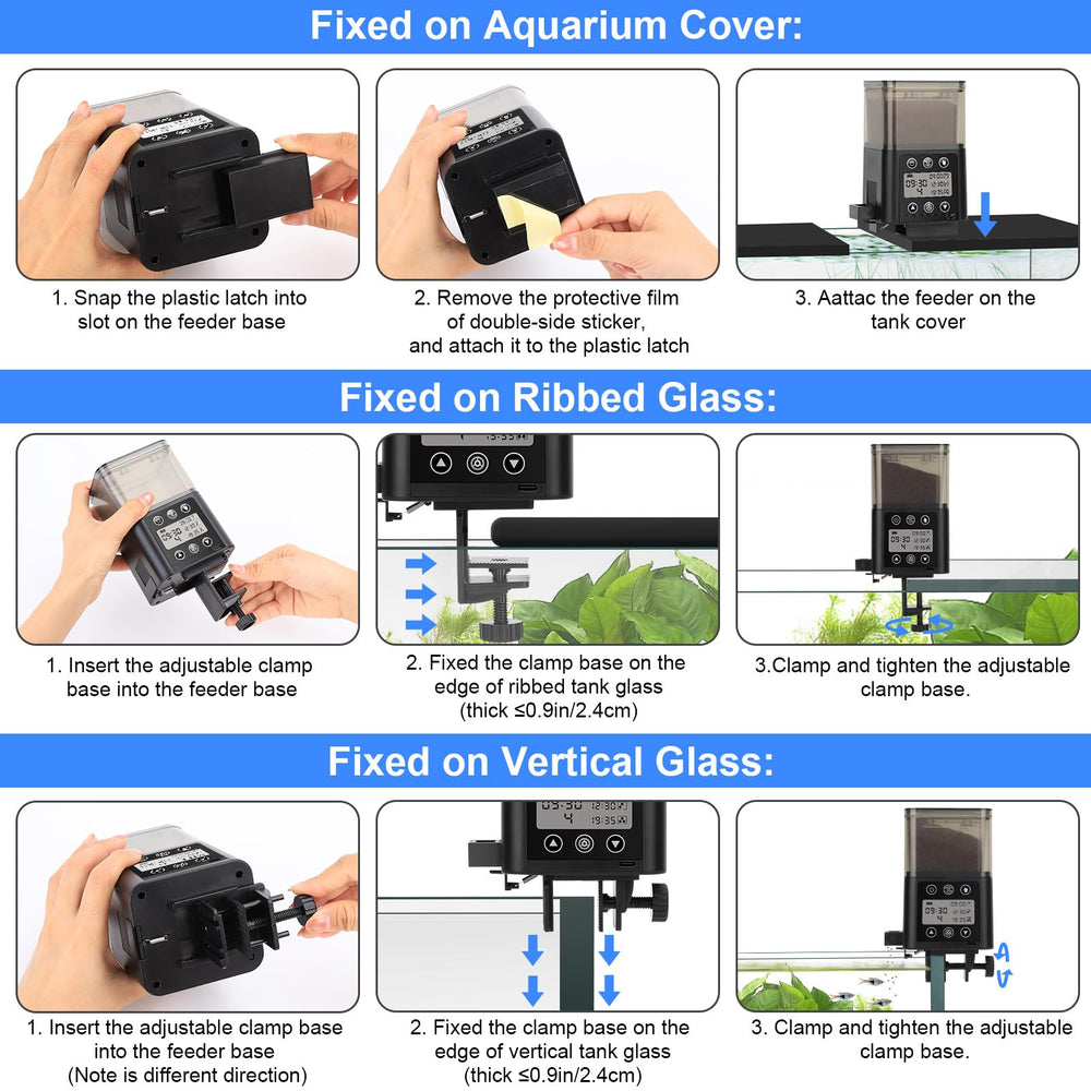 Fishkeeper moisture proof design helps prevent clogs in humid aquarium setups.