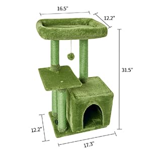 FISH&NAP cat condo image features a spacious resting area for a calm cat.