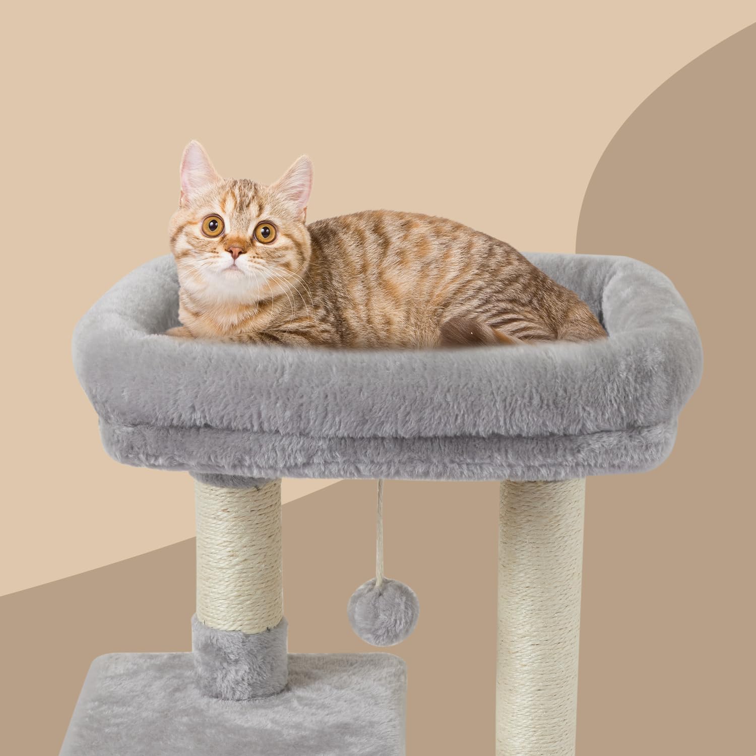 FISH&NAP cat tree travel-friendly design for easy transport