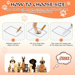 FISHOAKY dog shoes soft interior padding protects paws.