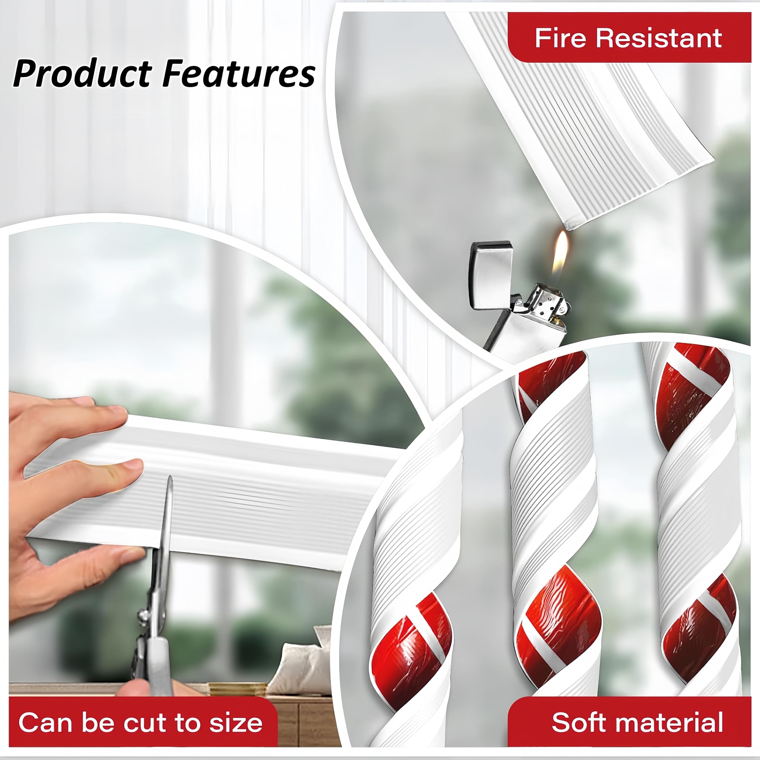 FITHUGOO easy-cut installation guide demonstrates quick application.