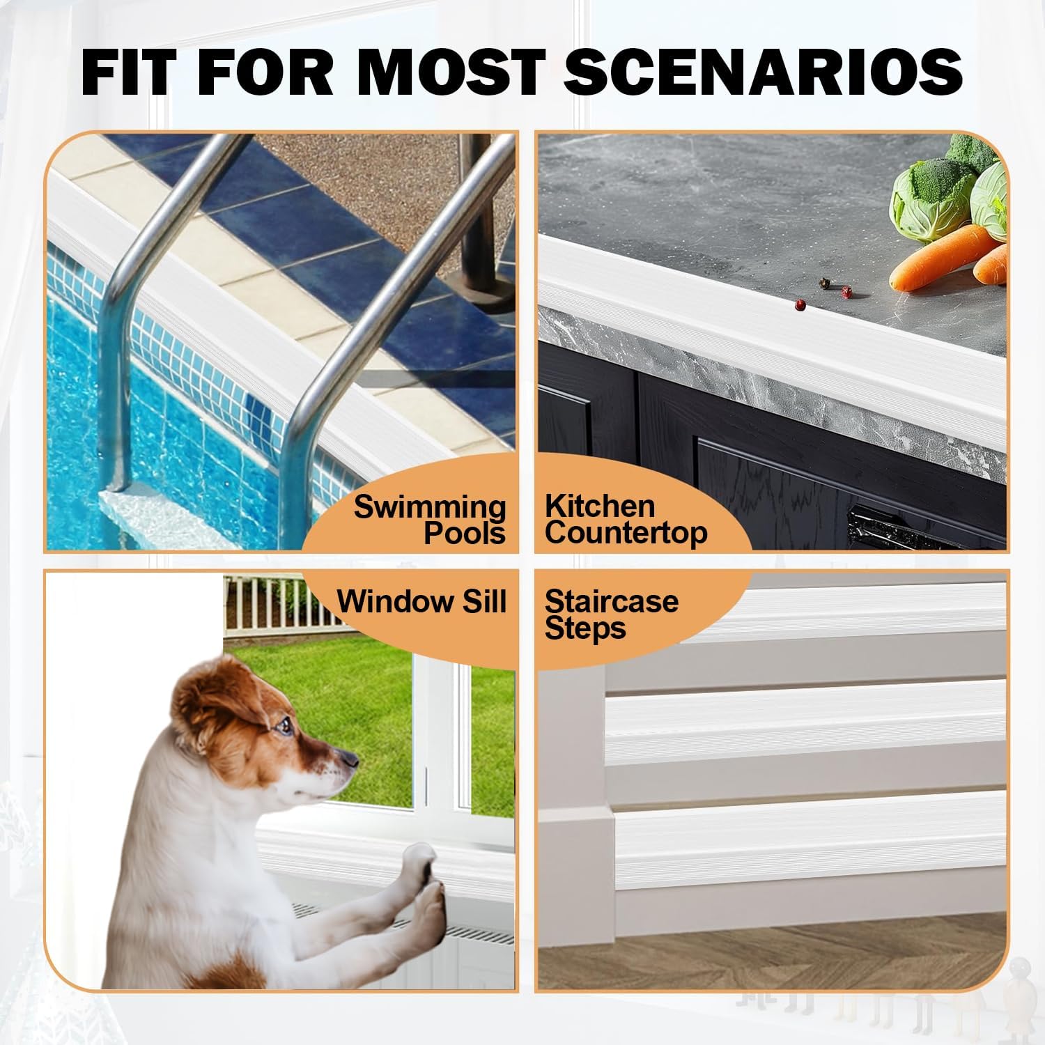 FITHUGOO protects stairs, baseboards, and door frames in busy homes.