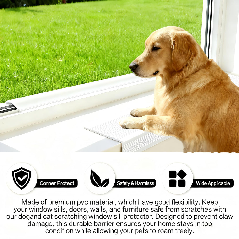 FITHUGOO self-adhesive sill protector shows quick, residue-free installation.