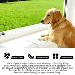 FITHUGOO self-adhesive sill protector shows quick, residue-free installation.