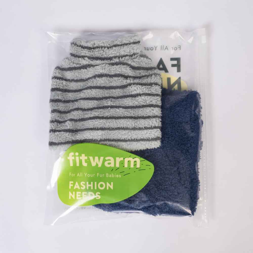 Fitwarm 2Pack fleece sweater packaging highlights convenient wardrobe option.