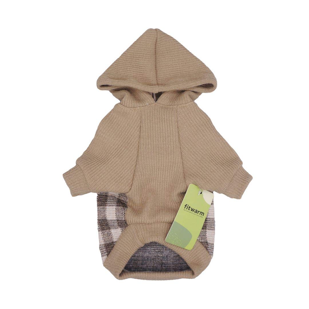 Fitwarm Dog Hoodie hood and collar detail offers a secure, stylish fit.