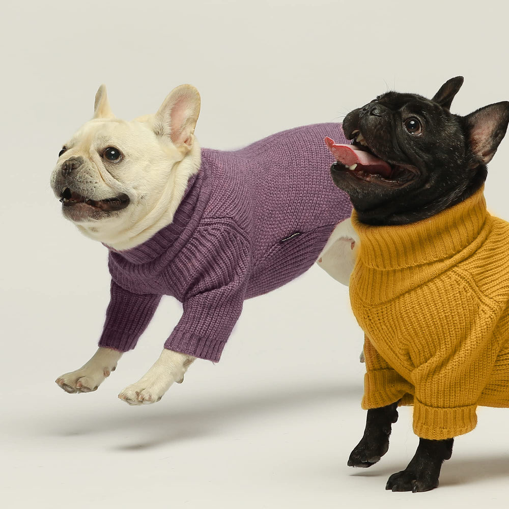 Fitwarm dog sweater lavender fabric detail reveals soft fleece blend