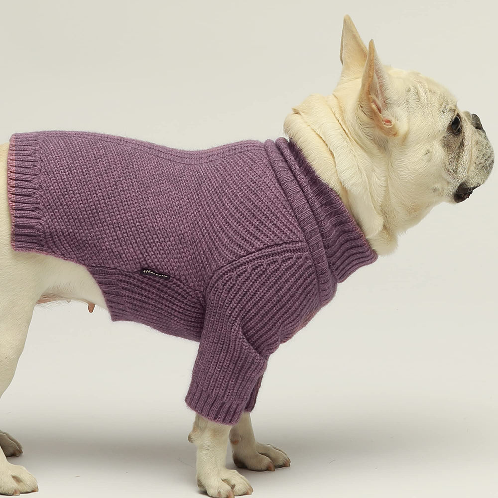 Fitwarm dog sweater lavender formal photo-ready look for occasions