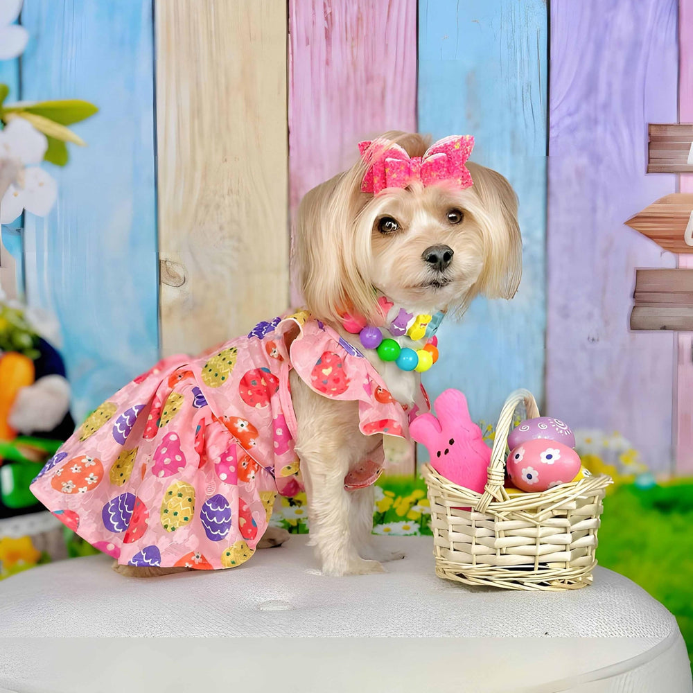Fitwarm Easter Egg Dress side view showcases lightweight, breathable fabric.