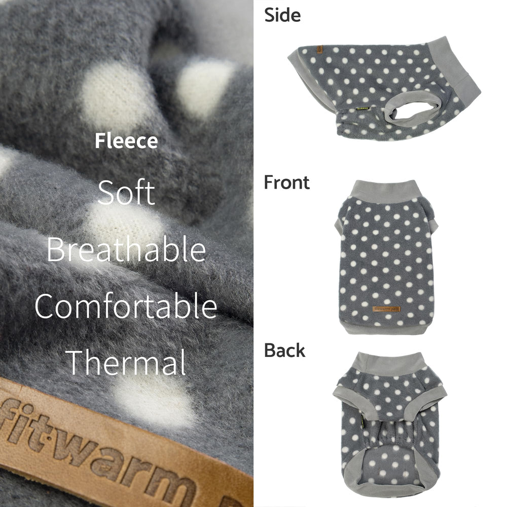Fitwarm dog winter clothes enable easy on/off and flexible movement
