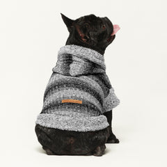 Fitwarm Fuzzy Dog Sweater color-block detail adds stylish flair.