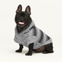 Fitwarm Fuzzy Dog Sweater side profile highlights easy pull-on design.