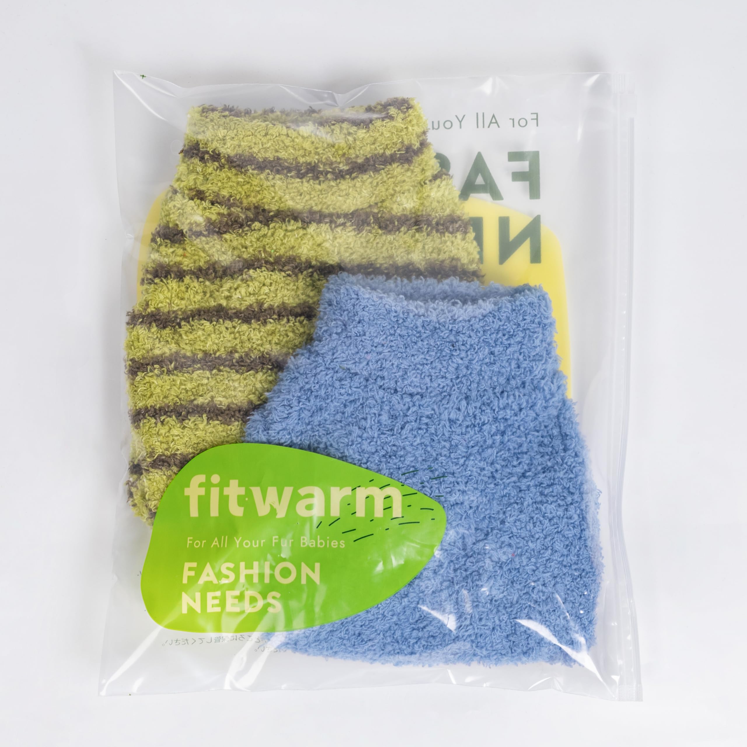Fitwarm striped fleece sweater ready for chilly outings and yard play