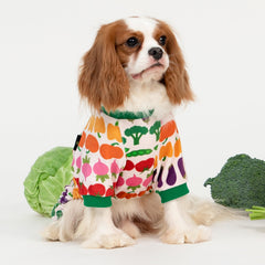 Pijama Fitwarm con vegetales coloridos para diversión diaria.
