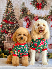 Fitwarm pijama terciopelo verde para perro pequeño, abriga sin abultar