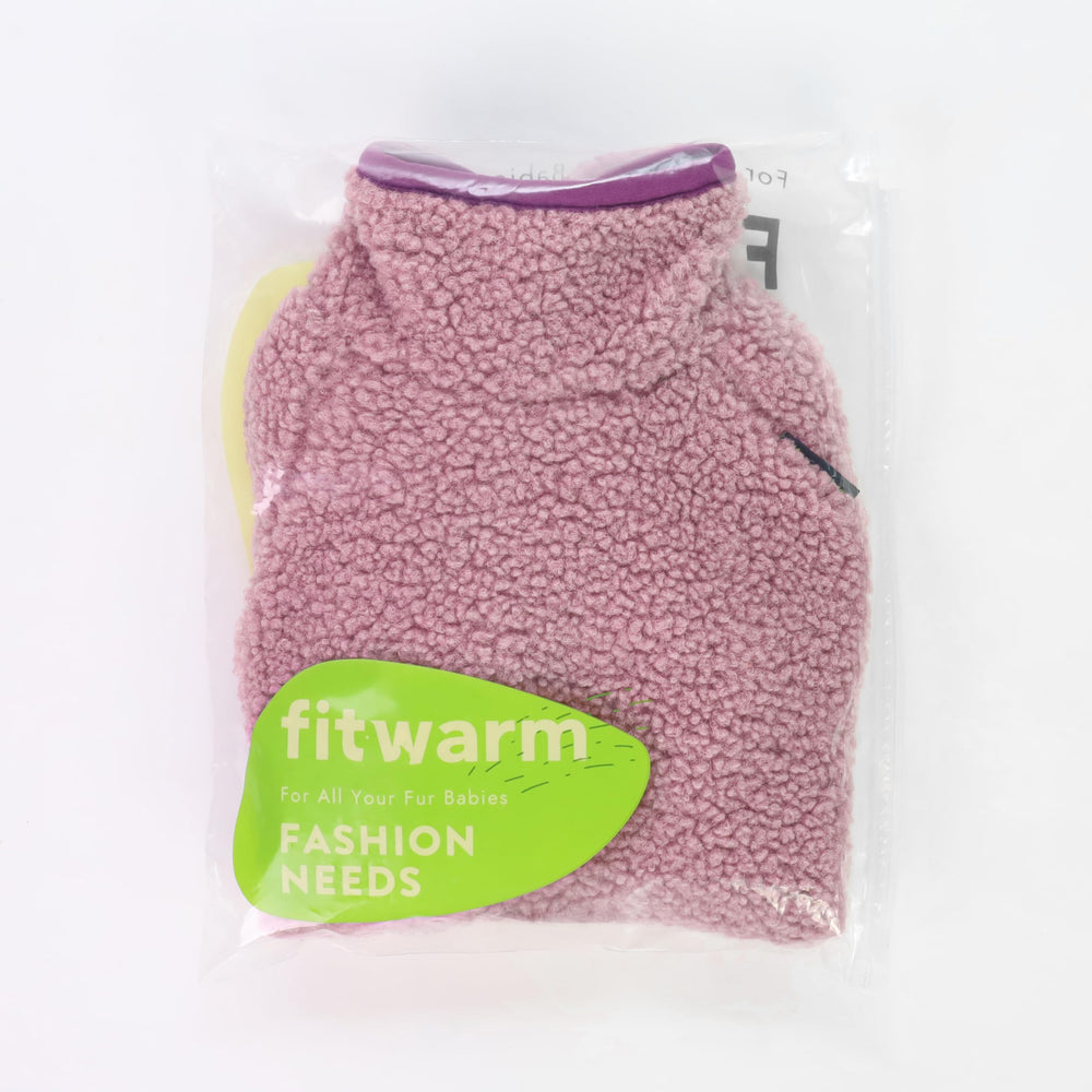 Fitwarm sherpa dog sweater packaging ready for gifting