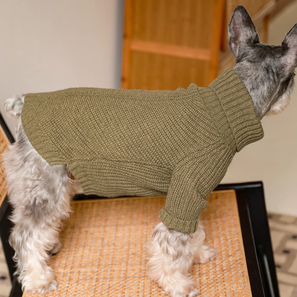 Fitwarm small dog sweater worn for formal occasions and festive photos
